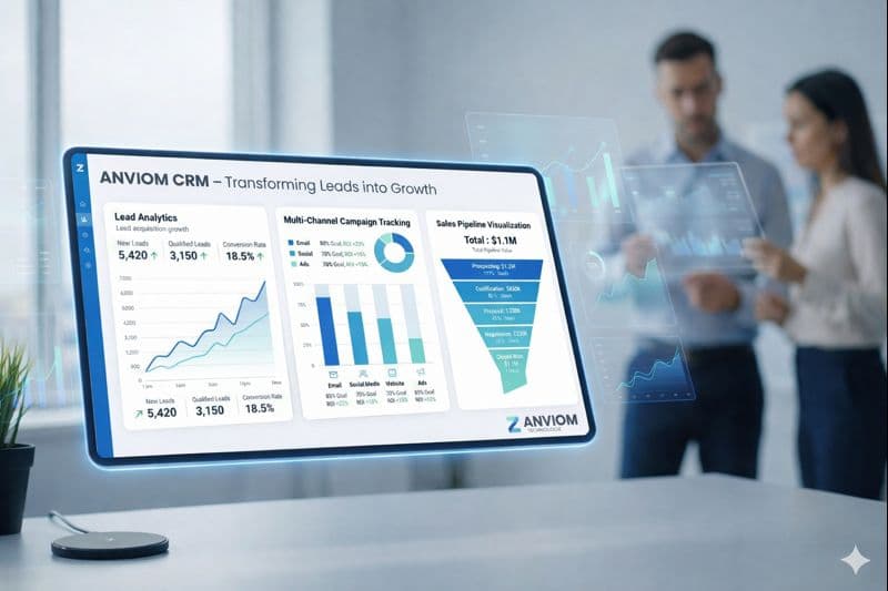 CRM System interface